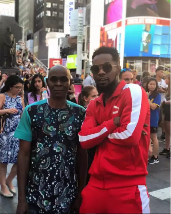 Singer Patoranking And His Father Holiday In New York (Photo)
